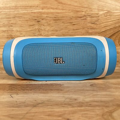 #ad JBL Charge Blue Waterproof Built in Bass Wireless Bluetooth Speaker For Parts $29.99