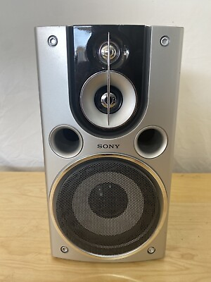 #ad Vintage Sony Speakers SS CHPX9 Silver Surround Satellite #118 FAST SHIP $12.23