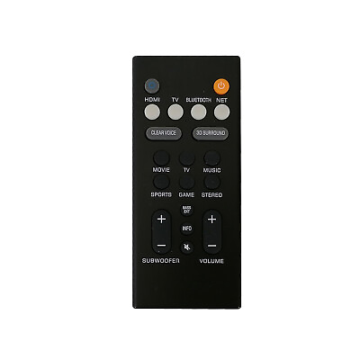 #ad New Remote Control For Yamaha Soundbar ATS 1090 ATS 2090 YAS 209 YAS 109 $8.69