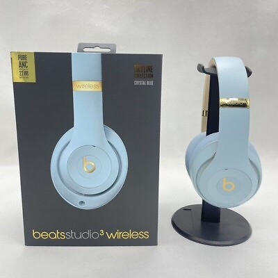 #ad Beats By Dr Dre Studio3 Wireless Headphones Ice Blue Brand New and Sealed $120.88