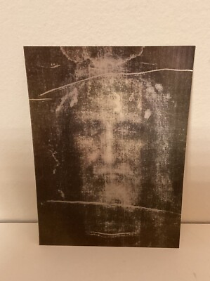 #ad #ad 1953 The Holy Face Hologram Holy Shroud Jesus Aggemian Toppan Top Stereo $57.95