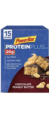 #ad Powerbar Protein plus Bar Chocolate Peanut Butter 2.12 Ounce 15 Count Packa $28.99