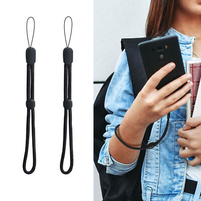 #ad 2x Black Camera Mobile Phone Wrist Hand Strap Lanyard For iphone MP3 For Go Pro $2.25