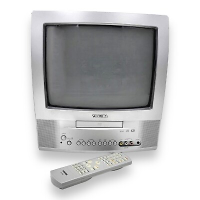#ad Toshiba MD13P1 13quot; CRT TV DVD Combo w Remote Retro Gaming Television $119.89