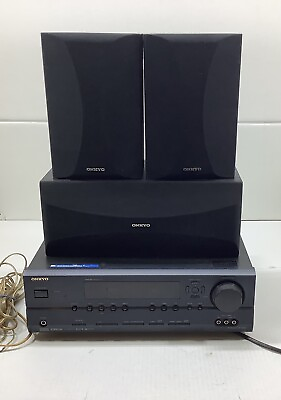 #ad #ad Onkyo HT R540 Receiver Stereo Home Theater Audiophile 7.1 Channel 3 Speakers $143.65