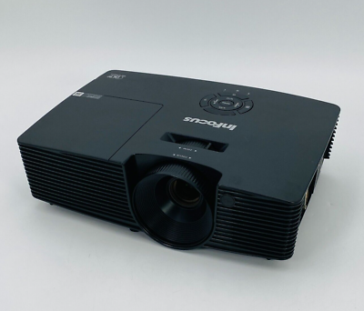 #ad 3500 ANSI DLP Contrast Projector Full HD 3D HDMI Under 500 Hours Used w Bundle $195.08