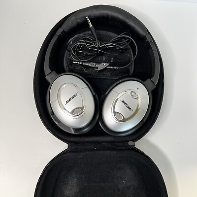 #ad Bose QuietComfort 15 Black Wired Acoustic Noise Cancelling Over Ear Headphones $39.99