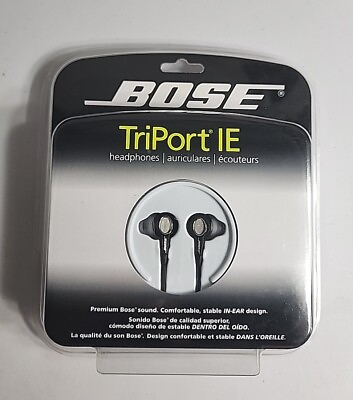 #ad Bose Triport IE New Sealed Earphones $150.00