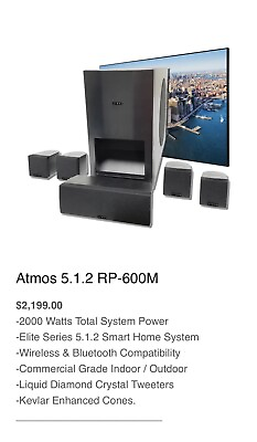 #ad atmos surround sound speaker $1800.00