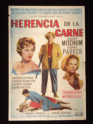 #ad HOME FROM THE HILL 1960 * ROBERT MITCHUM * PARKER * ARGENTINE 1sh MOVIE POSTER $70.00