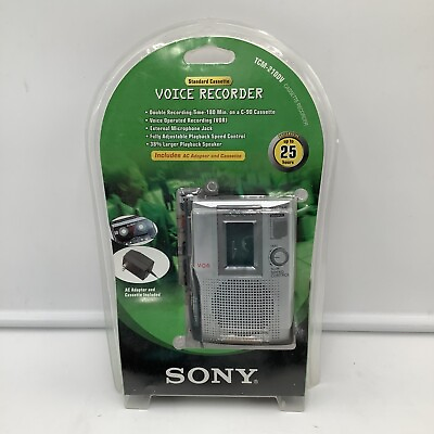 #ad #ad Sony Model TCM 210DV Handheld Cassette Voice Recorder Bundle $161.53