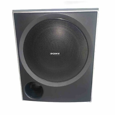 #ad Sony SS WP700 Passive Subwoofer with 4 speakers and original remote $34.99