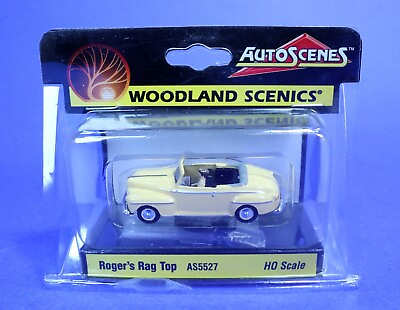 #ad Woodland Scenics AutoScenes HO Scale Roger#x27;s Rag Top Car AS5527 $14.99