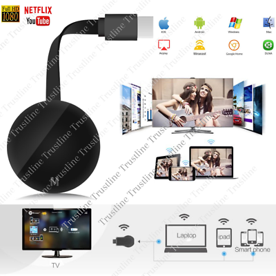 #ad 1080P HDMI TV WiFi Video Cast Wireless Media Video Streamer Dongle HD Receiver $20.99