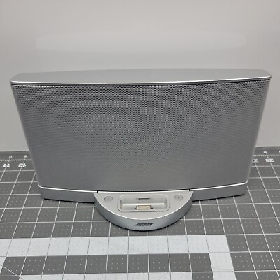 #ad Bose SoundDock Series II Digital Music System Silver w AC adapter and Remote $110.00