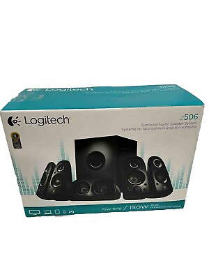 #ad Logitech Z506 5.1 Surround Sound Speaker System Complete In Box $99.99