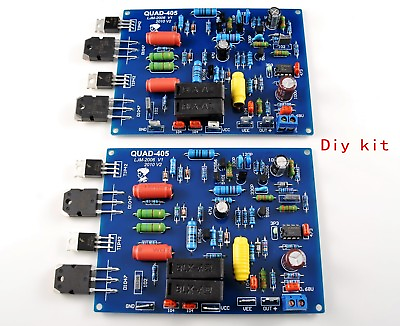 #ad 2pcs QUAD405 125W125W HIFI Power Amplifier Board Amp DIY Kit Dual 2.0 channel $31.22