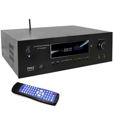 #ad Pyle Wireless BT Streaming Home Theater Receiver 1000W MAX 5.2Ch AUX AM FM $202.99