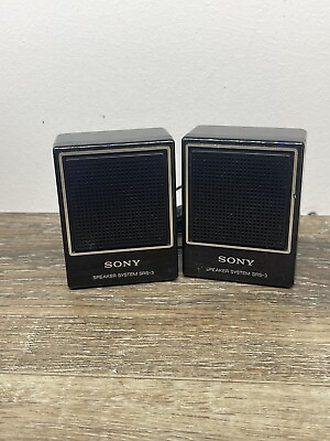 #ad #ad Sony SRS 3 Portable Mini Speakers 3.5mm Jack $14.99