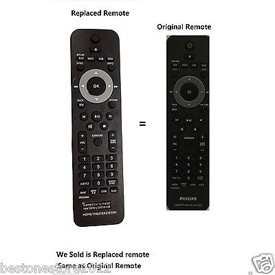 #ad PHILIPS HOME THEATER Replaced Remote f HTS3371D F7 HTS3372D F7 HTS3531 HTS3264D $19.99