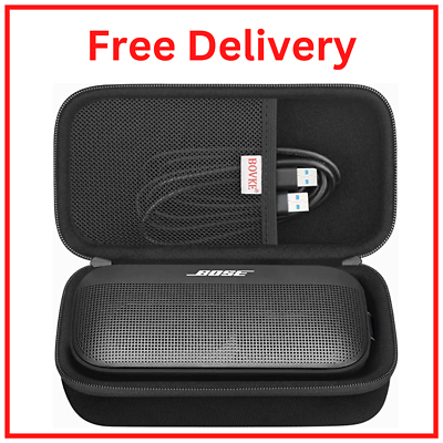 #ad Black Hard Travel Speaker Case for Bose Sound link Flex Bluetooth Portable ..... $25.89