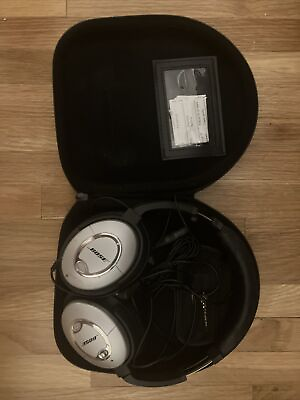 #ad Bose Quiet Comfort 2 QC2 WIRED Noise Cancelling Headphones w Case Cables $22.00