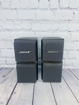 #ad Pair Of Bose Acoustimass Cube System Cube Speakers Left amp; Right $29.99