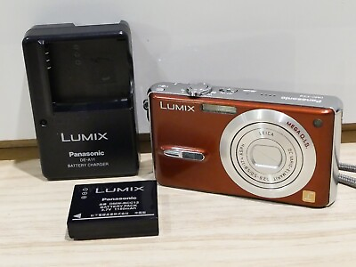 #ad Panasonic LUMIX DMC FX9 6.0MP Purple Digital Camera Leica Lens CCD Sensor TESTED C $62.00
