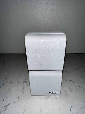 #ad White Bose Lifestyle Acoustimass Double Cube Speaker BOSE quality sound $22.50