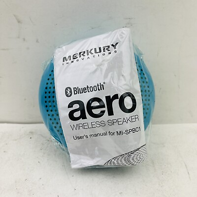 #ad Merkury Innovations Aero Wireless Speaker Model MI SPBC1 $10.00