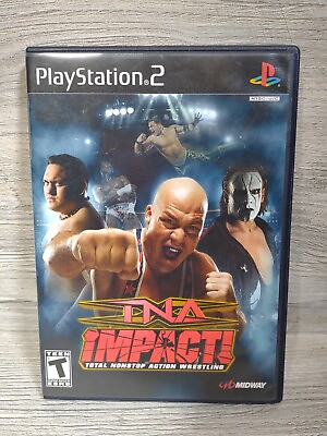 #ad PS2 TNA Impact PlayStation 2 Video Game Sony with Manual $12.99