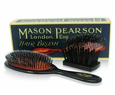#ad Mason Pearson BN1 Large Size Popular Bristle amp; Nylon Hairbrush Dark Ruby New $167.19