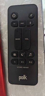 #ad Polk Audio USED Soundbar Remote Control OEM Signa Voice Adjust Tested Works $19.90