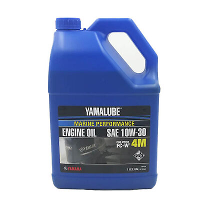 #ad Yamaha New OEM Yamalube 4M 10W30 4 Stroke Outboard Marine Oil LUB 10W30 FC 04 $38.78