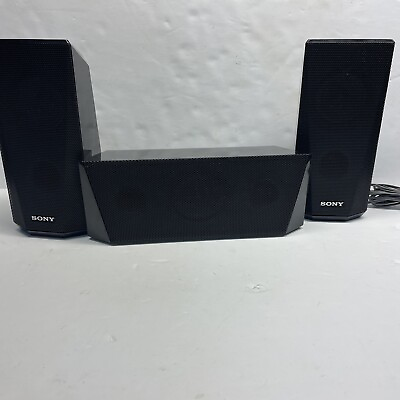 #ad Sony Home Theater Speaker System 1 SS CTB122 amp; 2 SS TSB122 With Complete Wiring $39.95