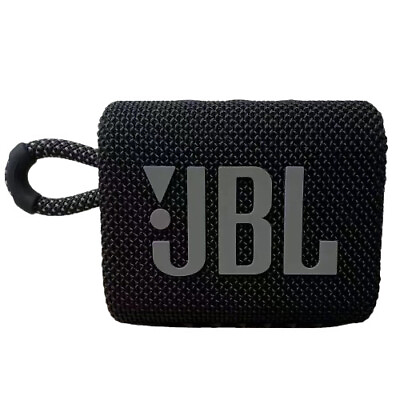 #ad JBL GO3 Portable Bluetooth Speaker NEW in Box Black $23.88