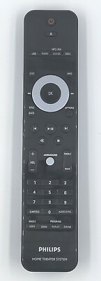 #ad Genuine Philips Home Theater System HTS8140 RC2224100 01 Remote Control $24.00