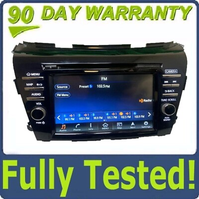#ad 17 19 Nissan Murano OEM Navigation NON BOSE Radio CD Player Receiver $338.00