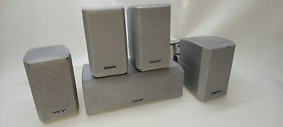 #ad Set of 5 Sony Surround Sound Speakers 4 Front Rear SS MSP2 amp; 1 Center SS CNP2 $39.95