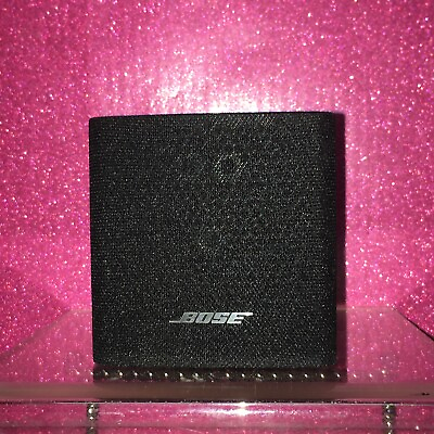 #ad Single Bose Cube Speakers Lifestyle Acoustimass Surround Sound Black $16.00