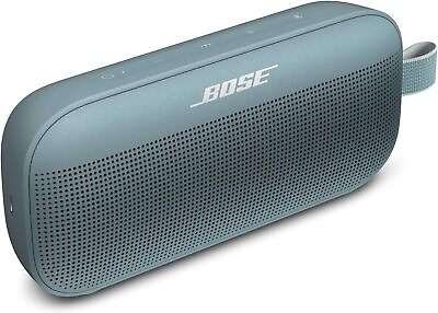 #ad NEW Bose SoundLink Flex Portable Bluetooth Wireless Speaker Stone Blue $134.95