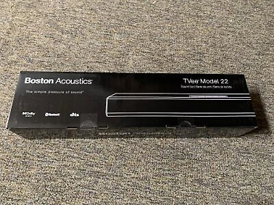 #ad Boston Acoustics TVee Model 22 Sound Bar TV Soundbar open box demo $79.95