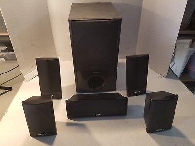 #ad Sony Surround Sound Speaker System Model SS CT91 SS TS92 SS TS94 2pcs SS WS95 $39.00