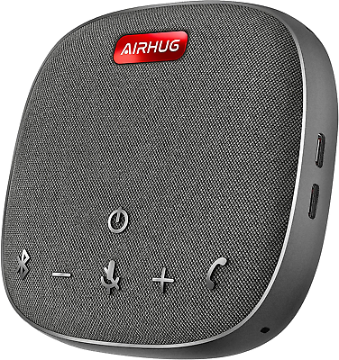 #ad AIRHUG Bluetooth SpeakerphoneConference Speaker with Microphone for Home metes GBP 83.82