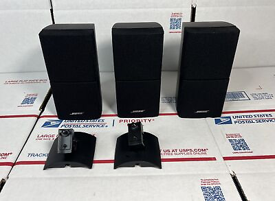 #ad 3 Bose Double Cube Speakers Acoustimass Lifestyle SAME DAY SHIP WARRANTY $74.99