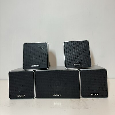 #ad Sony Set of 5 Speaker System SS MSP67R SS MSP67L SS CNP67 SS MSP67SL SS MSP67SR $49.99