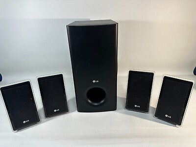 #ad LG Home Speaker system SB95SB W subwoofer 2Rear SB95SB S amp; 2Front F $27.99