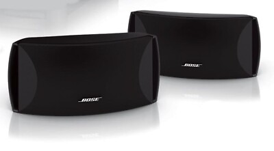#ad Bose 321 Bose Cinemate II Speaker Satellite Pair Black $33.88