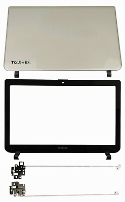 #ad NEW For TOSHIBA SATELLITE L55 B L50 B LCD BACK COVER Bezel Hinges A000295340 US $74.88