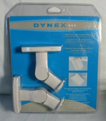 #ad Dynex home theater speaker mounts DX SWM2W New $12.99